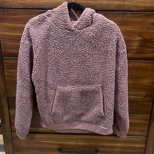 american eagle sherpa hoodie